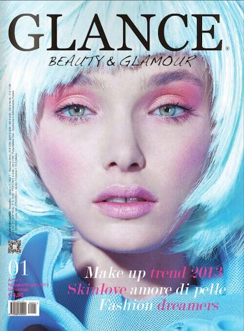 Copertina Glance — Number 0, fotografata da Alessio Migliardi