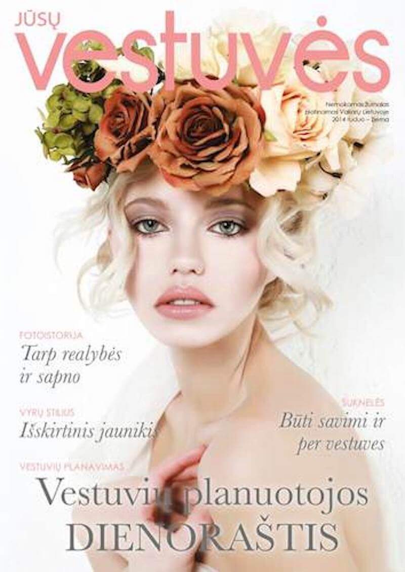 Copertina Vestuves — Brides, fotografata da Alessio Migliardi